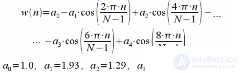   Spectral analysis on a limited time interval.  Window functions 