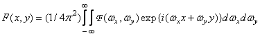 1.6.  TWO DIMENSIONAL FOURIER TRANSFORMATION