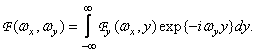 1.6.  TWO DIMENSIONAL FOURIER TRANSFORMATION