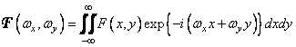 1.6.  TWO DIMENSIONAL FOURIER TRANSFORMATION