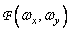 1.6.  TWO DIMENSIONAL FOURIER TRANSFORMATION