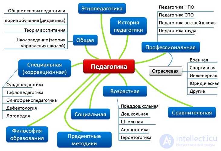 Pedagogy in the system of humanities and human sciences