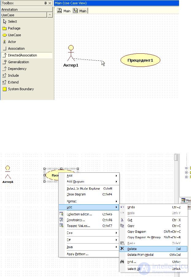   4.2 Building a use case diagram in StarUML 