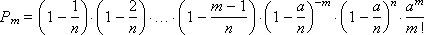   Poisson distribution 