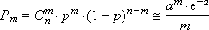   Poisson distribution 