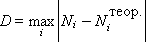   Fixation and processing of statistical results 