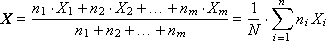   Fixation and processing of statistical results 