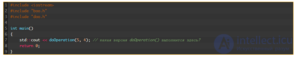 7. Namespaces and Run-Time Type Identification