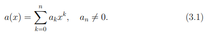 Numerical Algorithms: Key Theorems, Definitions, and Classification