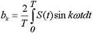   2. Decomposition of a one-dimensional signal in a Fourier series.  Conditions for the existence of a decomposition of a signal in a Fourier series. 