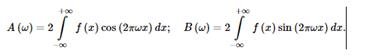 5. Fourier transform for a one-dimensional signal.  Fourier transform properties.