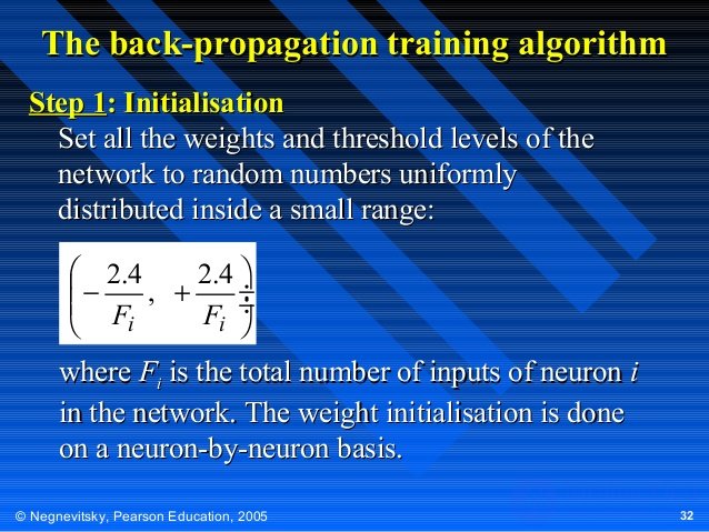   Calculations on artificial neural networks 