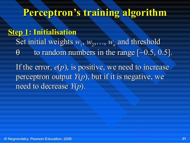   Calculations on artificial neural networks 