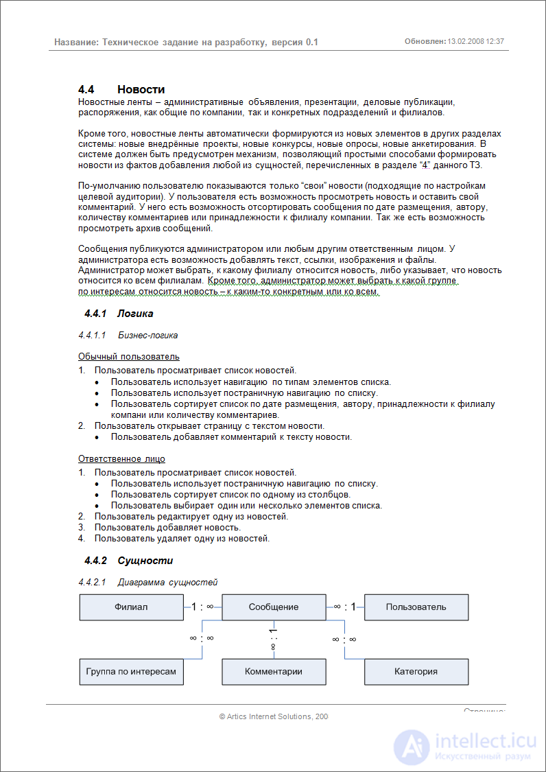 Gathering requirements for interface design development