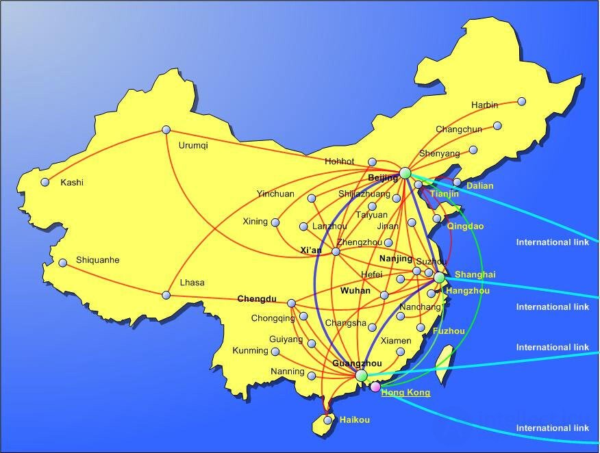 Principles of building backhaul transport communication networks, Internet backbone networks