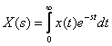   Fourier and Laplace transforms. 