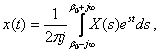   Fourier and Laplace transforms. 