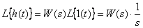   The concept of linear dynamic link.  Transfer function, block diagram, time characteristics of a dynamic link. 