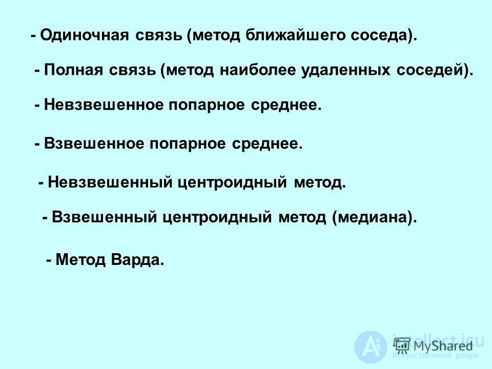 Кластерный анализ - как упорядочивающая операция   объектов в   однородные группы