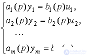   2.1 Linear input-output models 