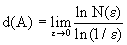   7.2 Construction of fractals.  Fractional dimension 