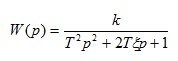   Transfer function of a linear stationary system 