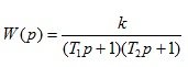   Transfer function of a linear stationary system 