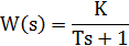   Example Definition of parameters of dynamic characteristics of linear links of automatic control systems 