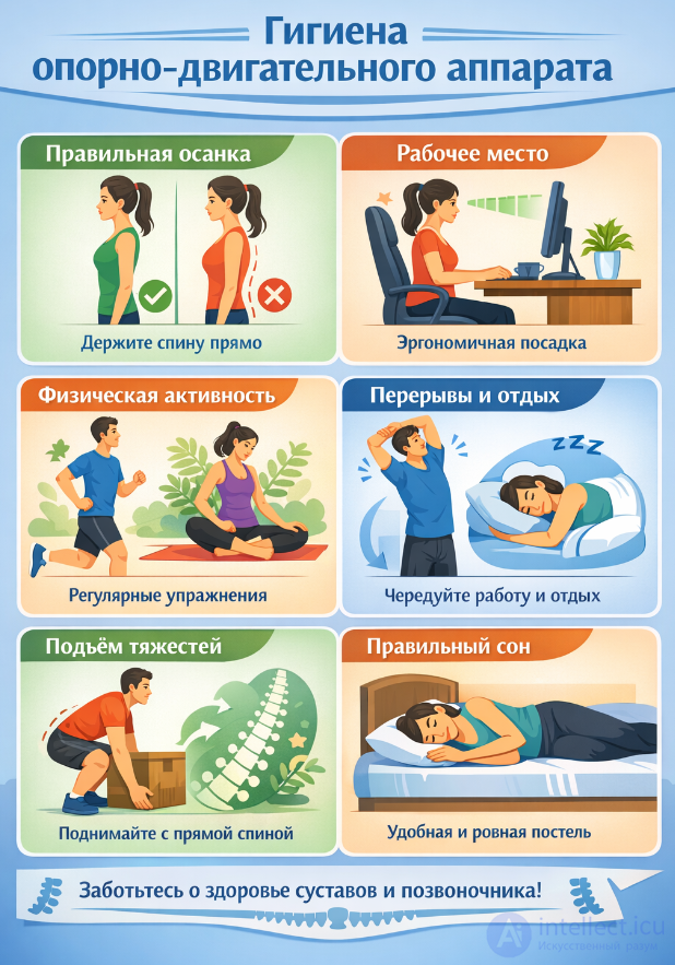 Anatomy, Physiology and Hygiene of the Musculoskeletal System