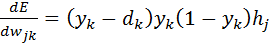   ANALYSIS OF THE ALGORITHM FOR REVERSE DISTRIBUTION OF NEURAL NETWORK ERROR 