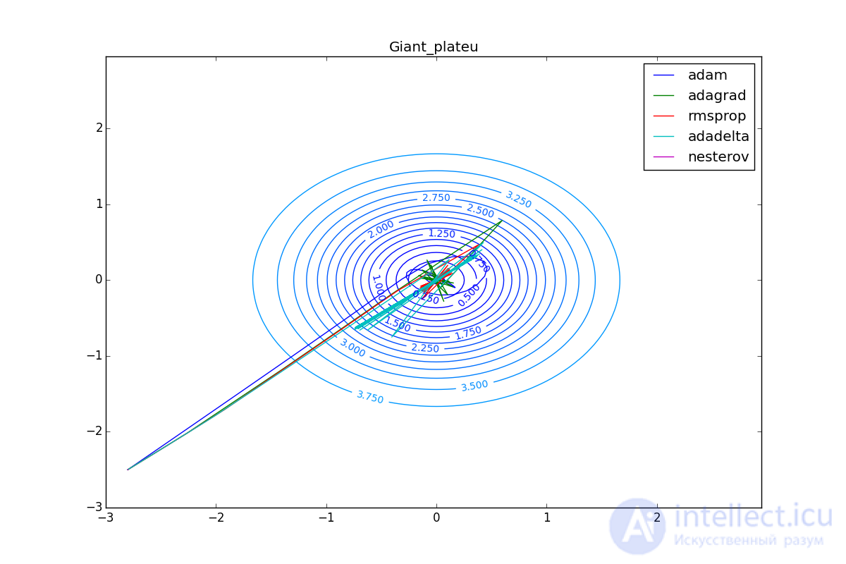   Neural network optimization methods (gradient descent method, Nesterov, Adagrad, RMSProp and Adadelta, Adam, Adamax) 