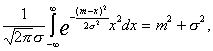   Parametric estimation of distributions 