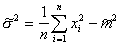   Parametric estimation of distributions 