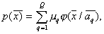   Approximation method for estimating distributions by sample 