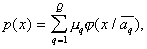   Approximation method for estimating distributions by sample 