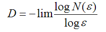   Dimensions used in cellular automata 