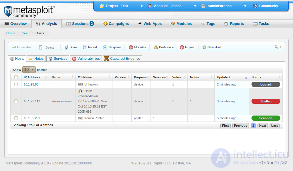 Metasploit Framework Platform