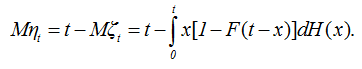2.8 Characteristics of random variables associated with the renewal process