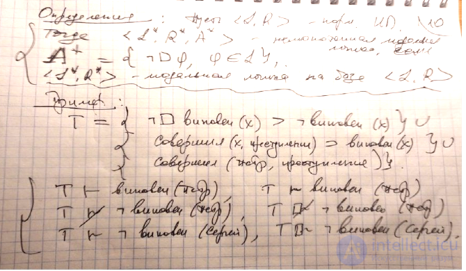 Non-monotonic logic as a subdivision of formal logic