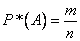 2.3.  Frequency, or statistical probability, of an event