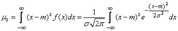   6.2.  Moments of normal distribution 