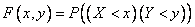   8.2.  The distribution function of the system of two random variables 