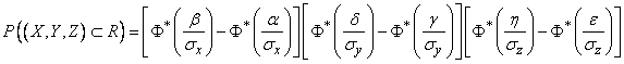   9.6.  Normal law in the space of three dimensions. 