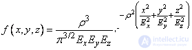   9.6.  Normal law in the space of three dimensions. 