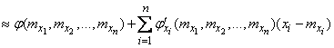   11.3.  Linearization of the function of several random arguments 