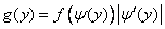   12.1.  The distribution law of the monotone function of one random argument 