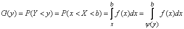   12.1.  The distribution law of the monotone function of one random argument 