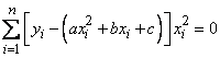   14.8.  Smoothing of experimental dependencies by the least squares method 