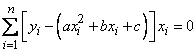   14.8.  Smoothing of experimental dependencies by the least squares method 