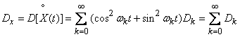   17.2.  Spectral decomposition of a stationary random function on a finite time interval.  Dispersion spectrum 